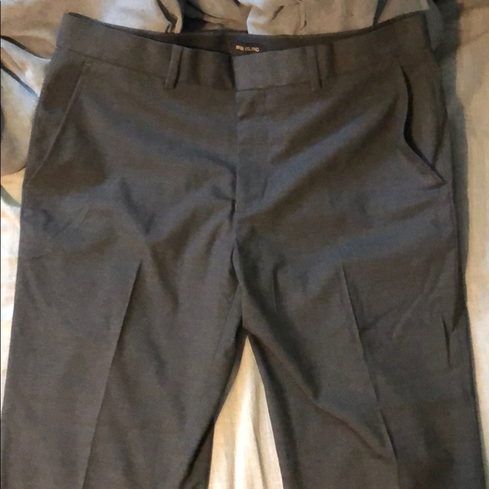 Dark grey dress pants